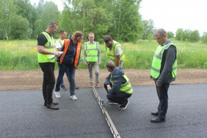 В Удмуртской Республике общественники проверили ход ремонта улицы Школьной в деревне Кукуи